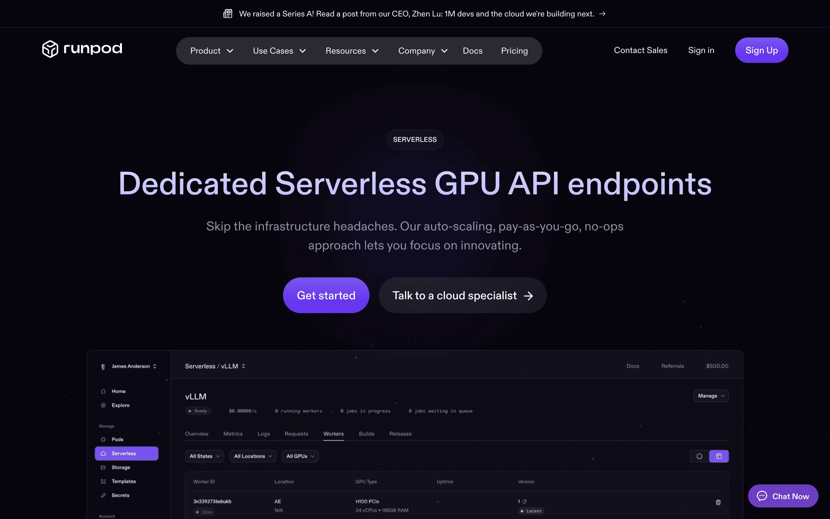 RunPod: Serverless