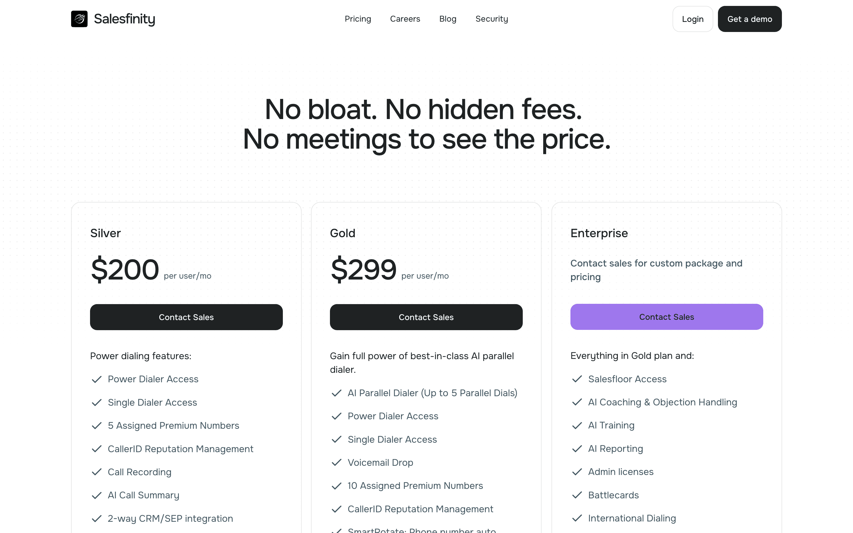 Salesfinity pricing