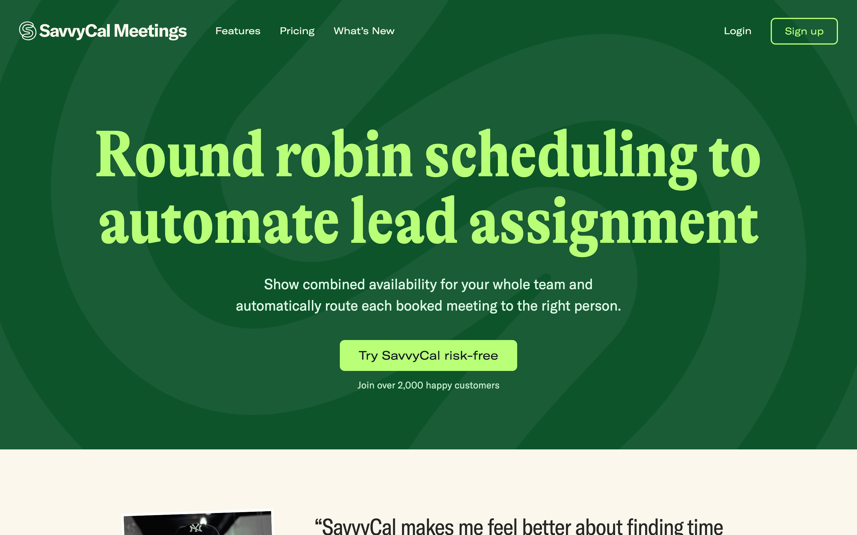 SavvyCal: Round robin scheduling