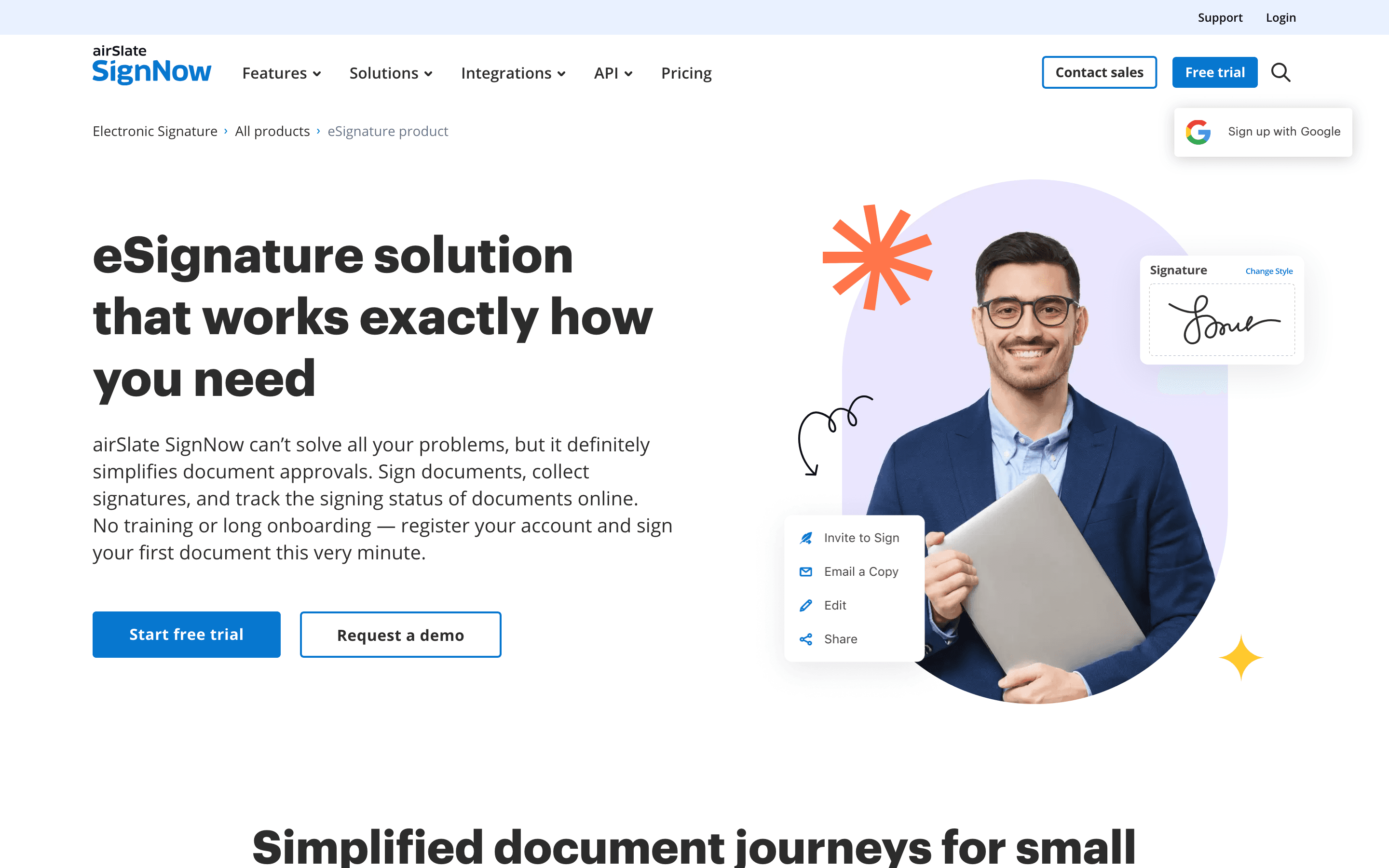 SignNow: Signnow esignature solut