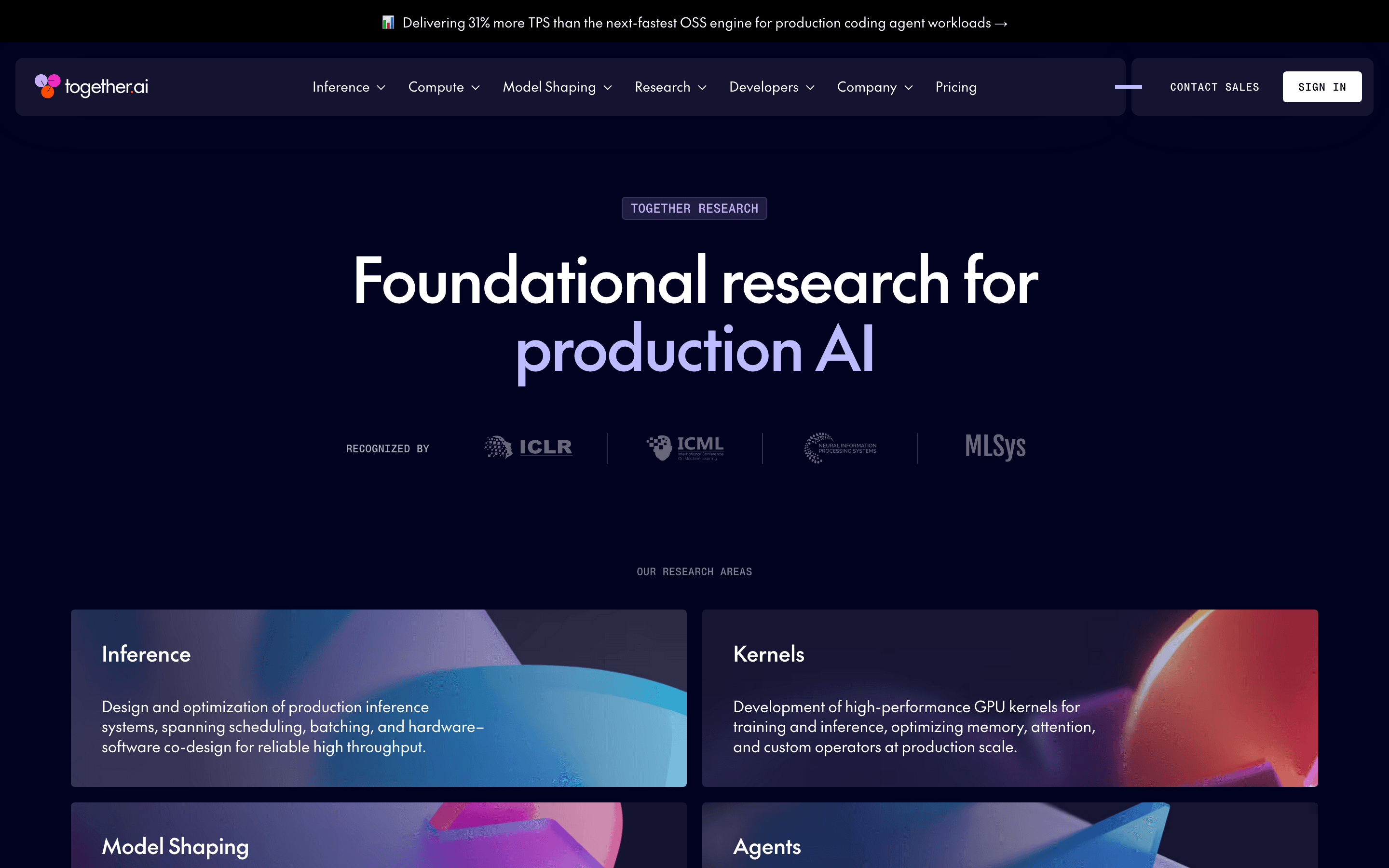 Together AI: Research
