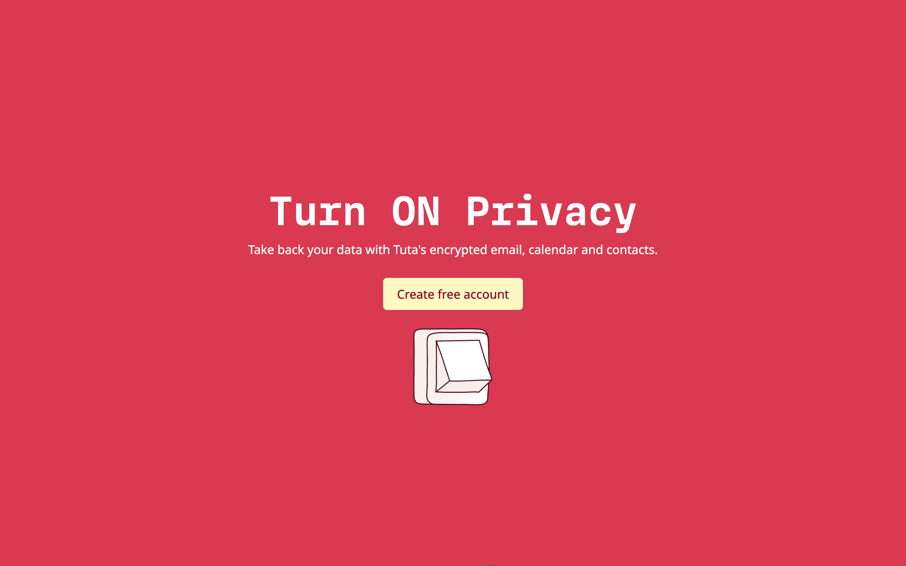 Tuta homepage