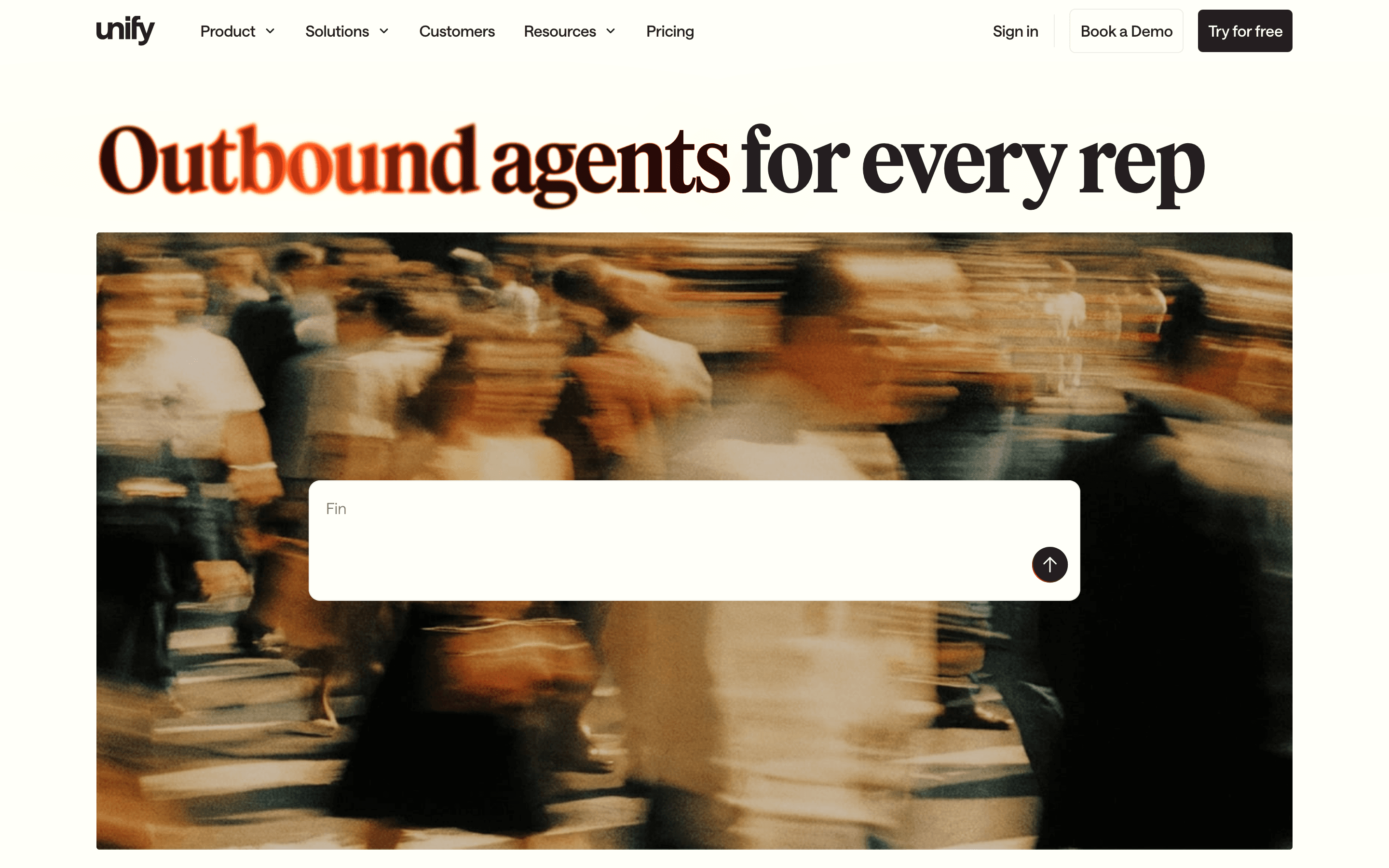 Unify homepage