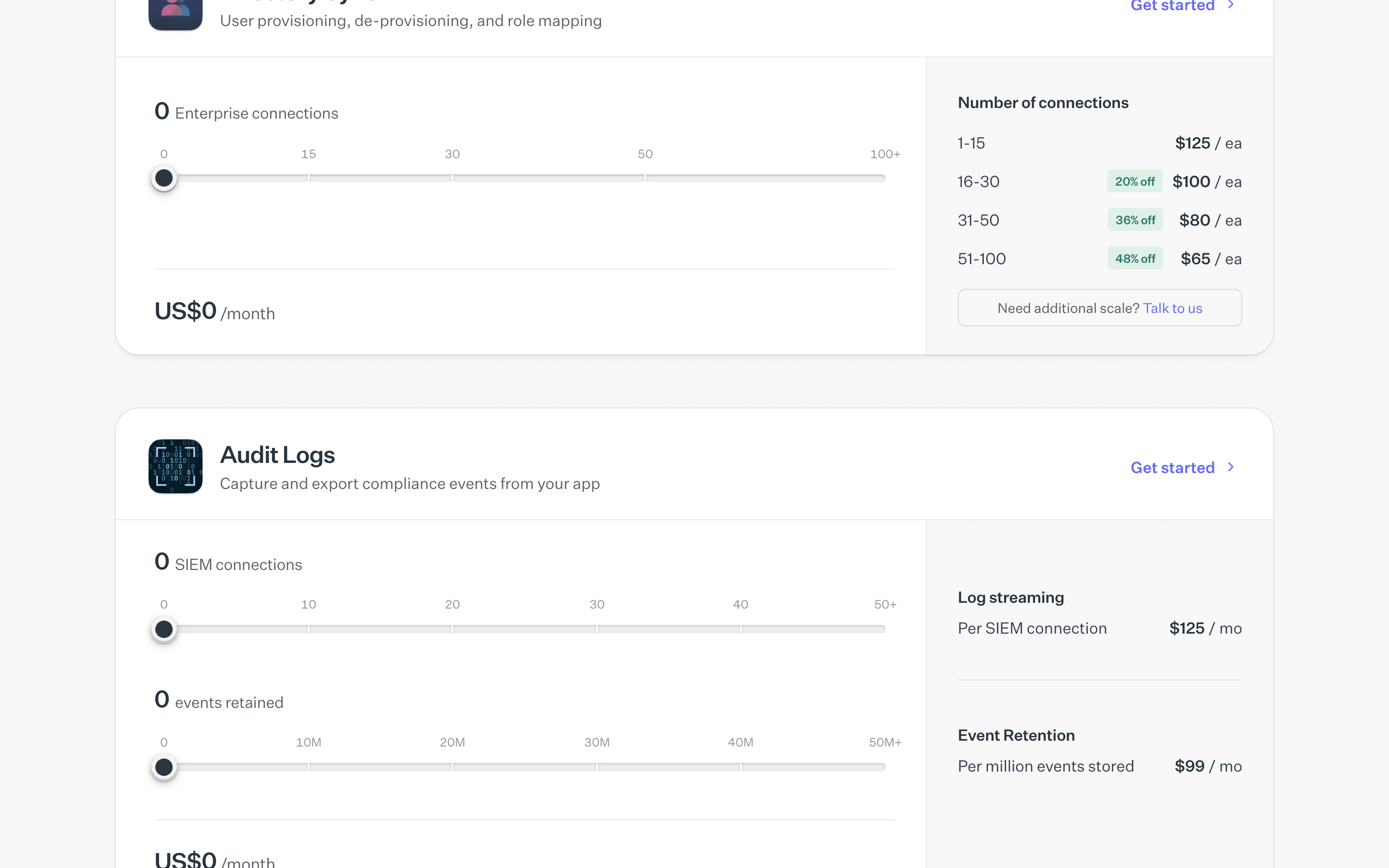 WorkOS pricing