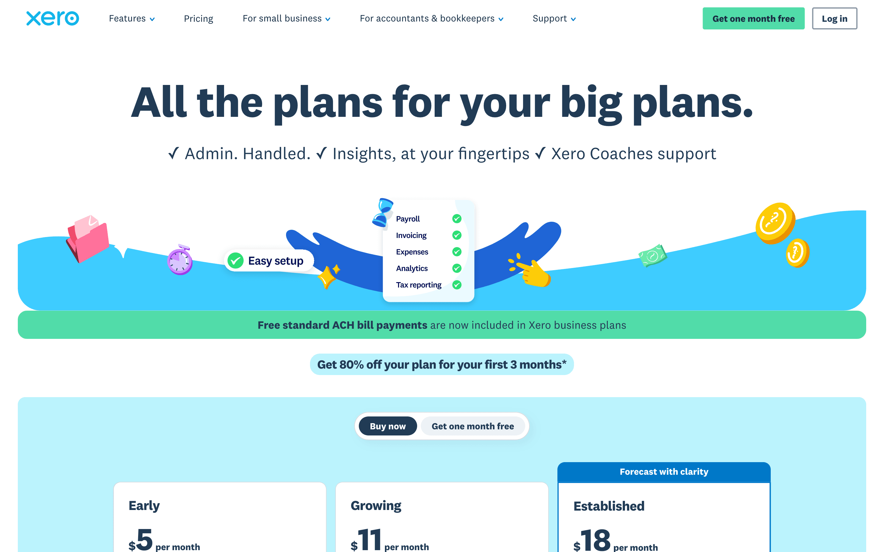 Xero pricing